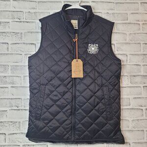 NWT Weatherproof Vintage Black Quilted Vest size S